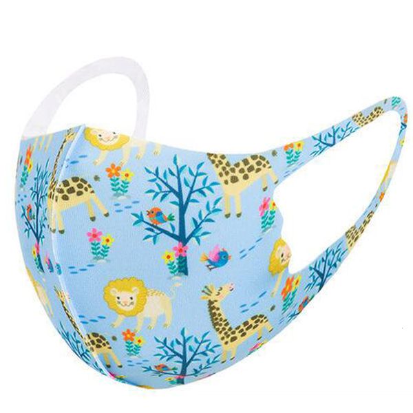 

kids cartoon printed washable face mask designer new fashion masks breathable anti dust respirator anti-bacterial reusab