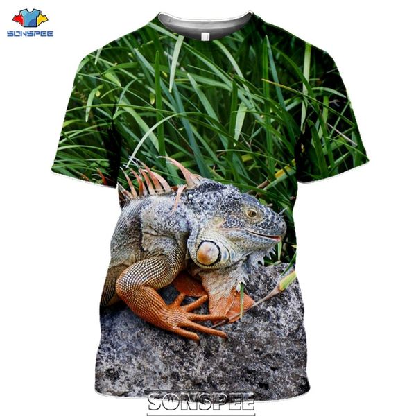 

cool lizard iguana 3d print shirts comics anime hentai men clothing