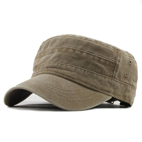 

flb] 2019 classic vintage flat mens washed caps and hat adjustable fitted thicker cap winter warm military hats for menf314 sqczah, Black;white