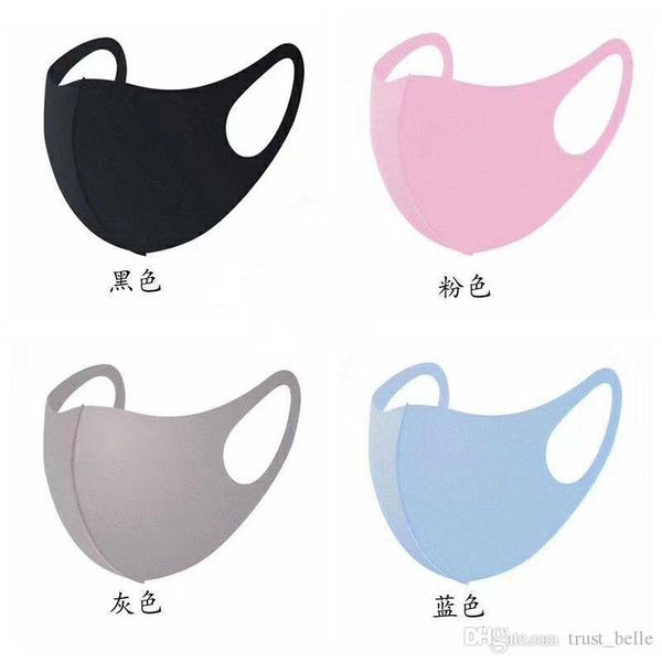 

3d anti mask designer m face pm2.5 dust dustproof washable reusable ice silk cotton masks tools for adultyk20