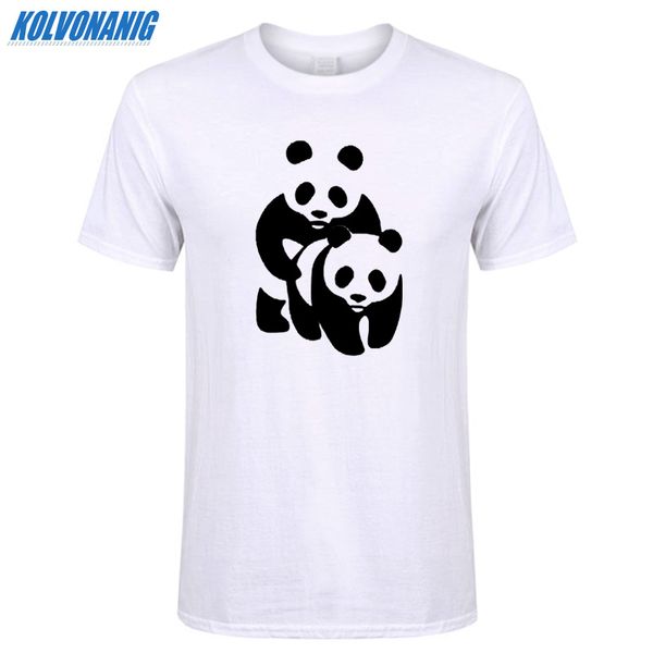 

summer new funny short sleeve cool men's cartoon panda design animal printed plus size sport hooded sweatshirt hoodie men t shirt