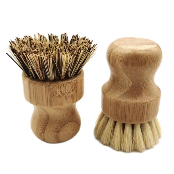 

dish washing brush bamboo pot brush kitchen cleaner palm short handle round dish brush kitchen accessories tools h bbyvfz