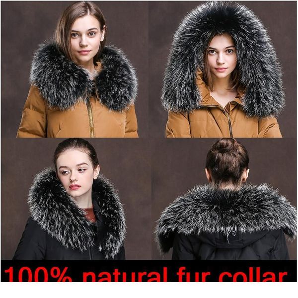 

2020 new women natural fox fur collar multicolor shawl collar fur female fashion autumn and winter warm shawl scarve qylfxs
