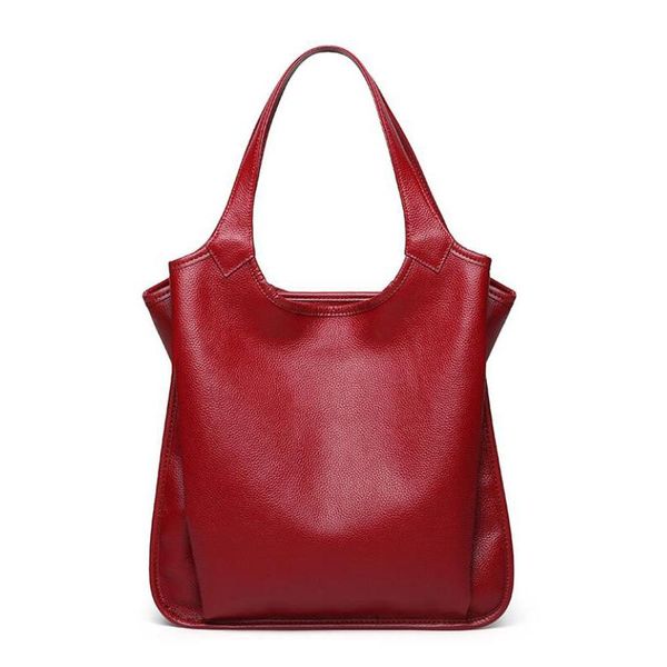 

new fashion women's bags genuine leather women handbags natural cowhide design female shoulder bag ladies totes