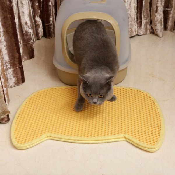 Camas de gato móveis de maca dupla de convés de peito panda formato de meio ambiente favo de calopcomb para cães CATS1