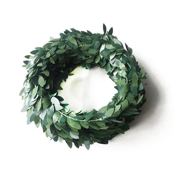 

diy material garlands festival dining room decoration green leaves home decor plastic iron wire rattans selling 2 7ql l1