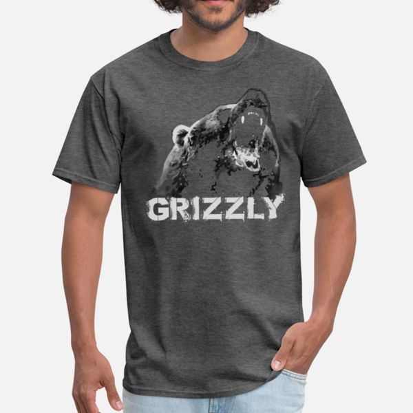 

футболка медведь гризли футболка хип-хоп популярный летний трексуит толстовка толстовки