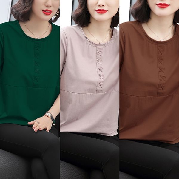 

5kedo 2020 лето новый хлопок короткий рыхлой и тонкой корейской версии рукав футболки пальто т-рубашки женской моды универсальный пассивом т, White