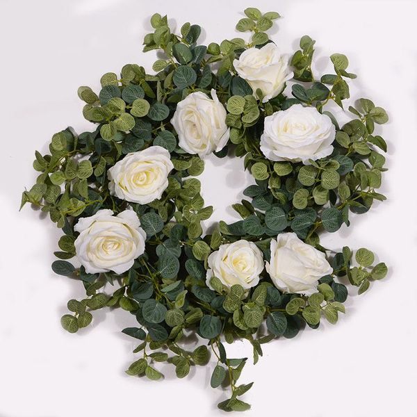 

1.8m artificial eucalyptus rose peony garland diy wedding arch wall outdoor table decorations hanging eucalyptus leaf vines