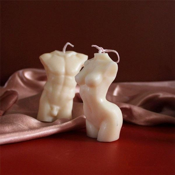 

sile body body forfls женщина torso свеча формы на день рождения подарок дома украшения ювелирные изделия гипс бетонный средний инструмент j