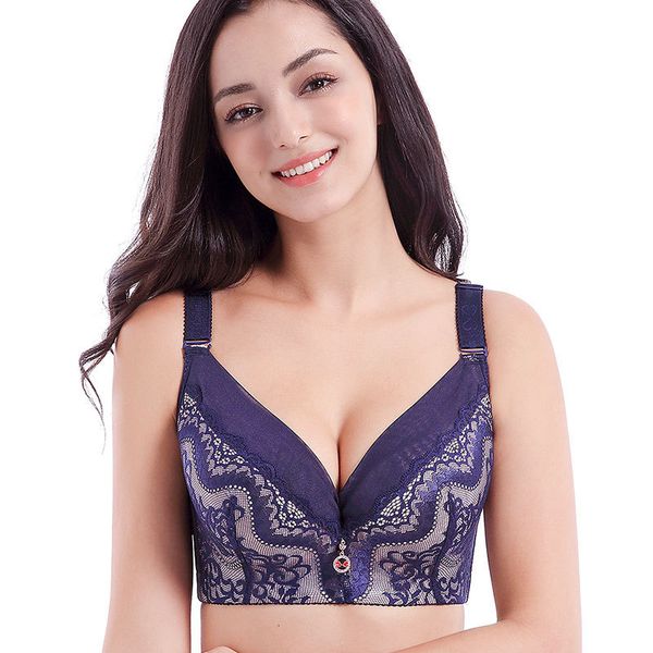 

fat mm large bra big cup with steel hoop gather adjustment anti sagging full cup 200 kg lace underwear