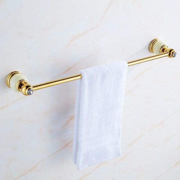 

europe gold copper jade towel rack toilet paper holder towel rack marble european gold phone shelf bathroom accessories wmtppc xhhair