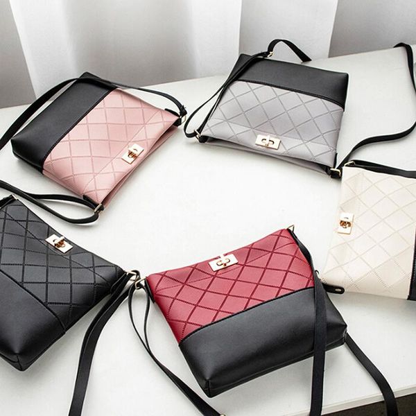 

women fashion pu leather satchel handbag shoulder bag handbags shoulder tote messenger crossbody bag for women girls hasp pouch