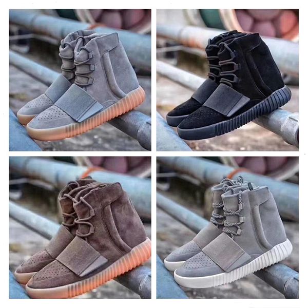 

high black og colorway bashful chocolate 750 triple grey brown red men women winter shoes kanye wests light grey-gum glow sole sneakers