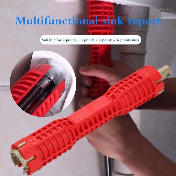 

faucet and sink installer multifunctional wrench tool for kitchen bathroom water pipe long design wrench tools1