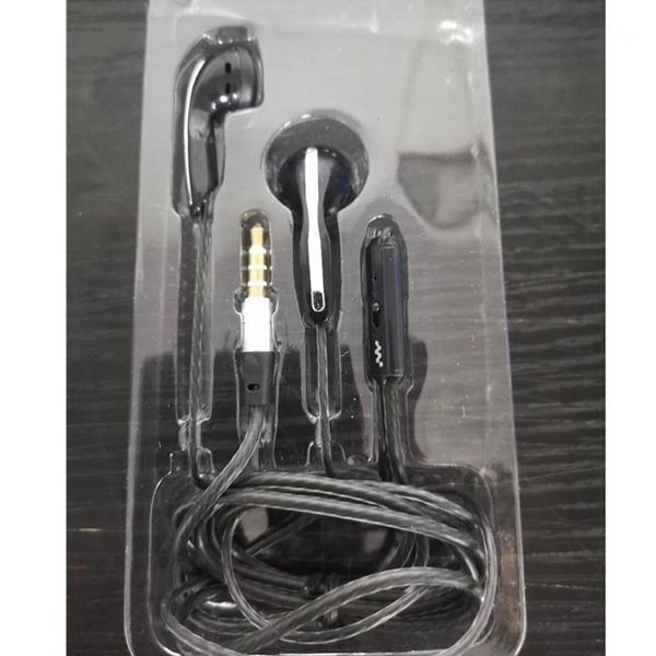 

sports flat headset mobile phone hd stereo general purpose bass earplugs wired control with mic eh*1