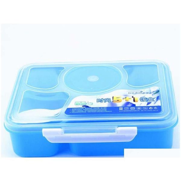 

new 5 in 1 lunch box microwave fruit food container portable picnic storage box outdoor travel bento box for jllbrv bdesybag