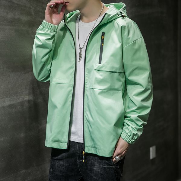 

men's jacket 2020 new korean fashion hooded versatile autumn casual coat loose hoodie, Black;brown