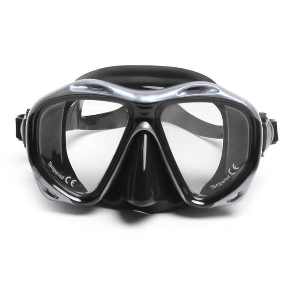 

brand professional silicone gear scuba diving mask equipment snorkel adults anti-fog uv waterproof swim/dive glasses men women