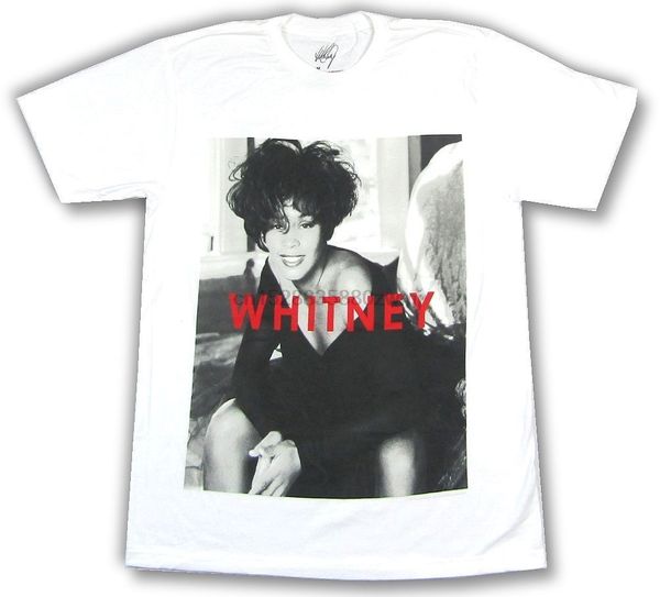 

whitney houston bw portrait p image white t shirt new official merch sport hooded sweatshirt hoodie