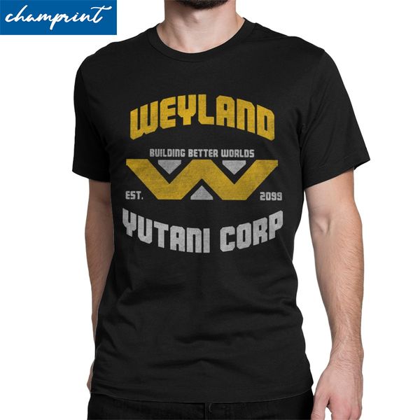 

aliens alien movie weyland yutani corp vintage round collar tees short sleeve clothing printed sport hooded sweatshirt hoodie men t shirt
