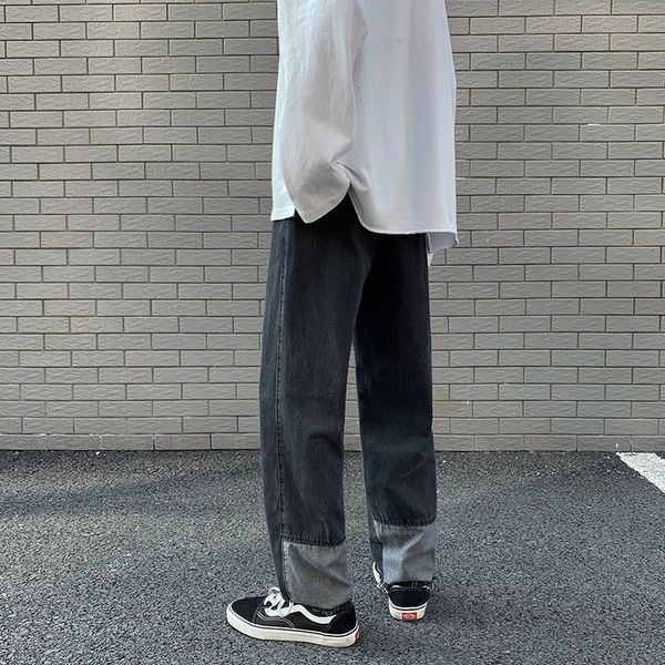 

2021 men's brim spring and winter's new fine sews long-legged breech pants fashion young clothes 9b03, Blue