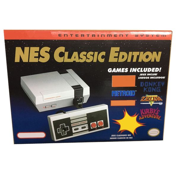 Nostalgic Host HDTV OUT NES TV Видео Портативная консоль Развлекательная система Может хранить 30 игр для спасения игры бесплатно DHL