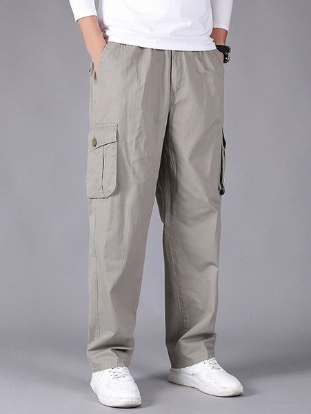 

men flap pocket cargo pants q0yd#, Black