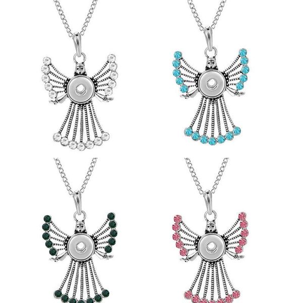 

new snap button jewelry charms round necklace fit 12mm button snap custom pendant sweater cha bbybxj, Silver