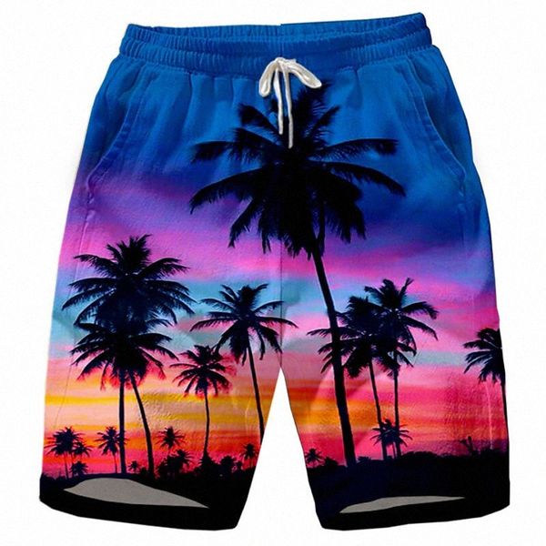 

men's casual shorts chinos shorts mesh print knee length pants inelastic plants landscape breathable sports mid waist black dark blue r, White;black