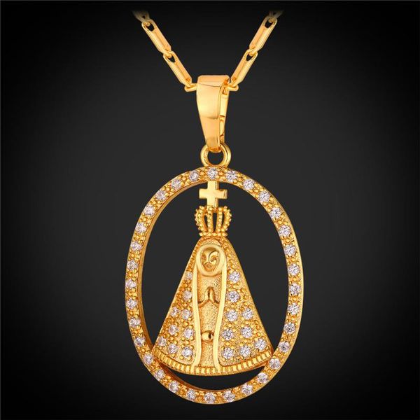 

pendant necklaces gold/silver color pope pontiff tiara necklace for men/ women box link chain & crown the jewelry p358