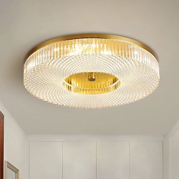 Neue Moderne Design Decke Kronleuchter für Schlafzimmer Luxus Gold Wohnzimmer Led-deckenleuchte Kupfer Indoor Hause Dekoration Lampe