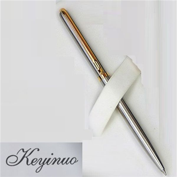 [4y4a] Усовершенствованная нержавеющая сталь вращающаяся металлическая коммерческая шариковая ручка подарок канцелярских товаров 201111