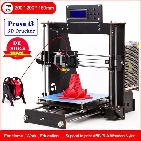 Stampanti 2021 Stampante 3D Reprap Prusa I3 DIY 8 Interruzione alimentazione LCD Riprendi stampa Drucker Impressora Imprimante1