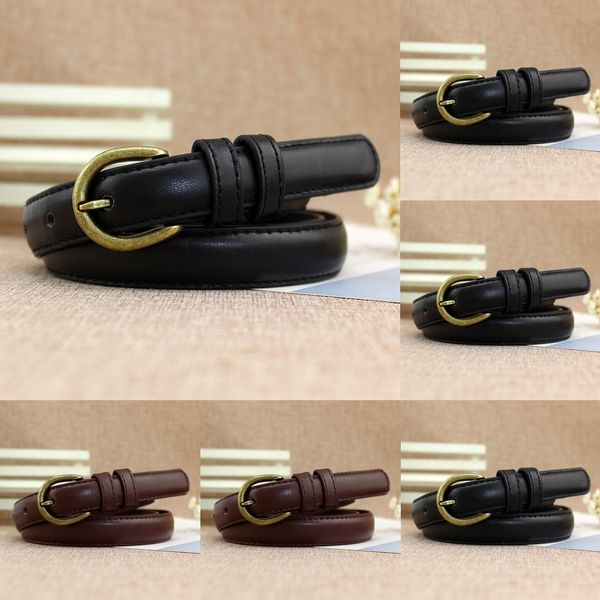 

selling korean version of women's versatile pinskirt decoration slim belt student with different sizes jeans and jeanspin jeans 3tywp 3, Black;brown