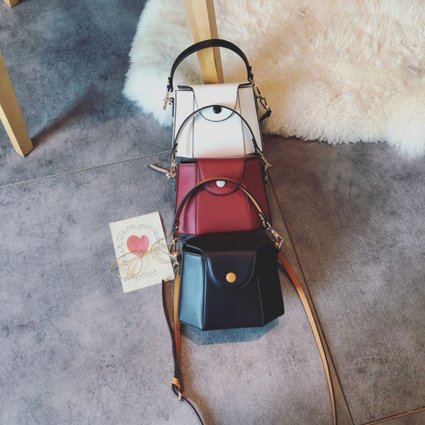 

messenger bag ladies bucket portable shoulder bag simple fashion