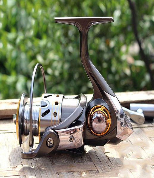 

12+1 bb 5.2:1 spinning reel fishing metal aluminum cup cnc metal rocker arm quality coil metal spool fishing reels dk wmtfmo yyysports