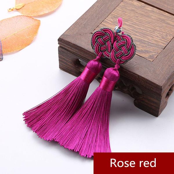 

1pc double money knots double tassel fringe diy craft supplies curtain garment textile sewing accessories jewelry making pendant h jllsoa