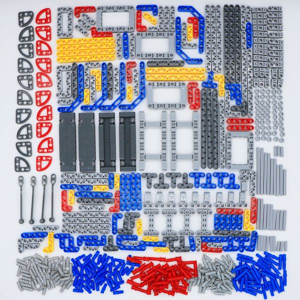 

studless beam arms technic parts bulk building blocks sets flat panel cross axle frame connector pin lots bricks toys new 796pcs 1008