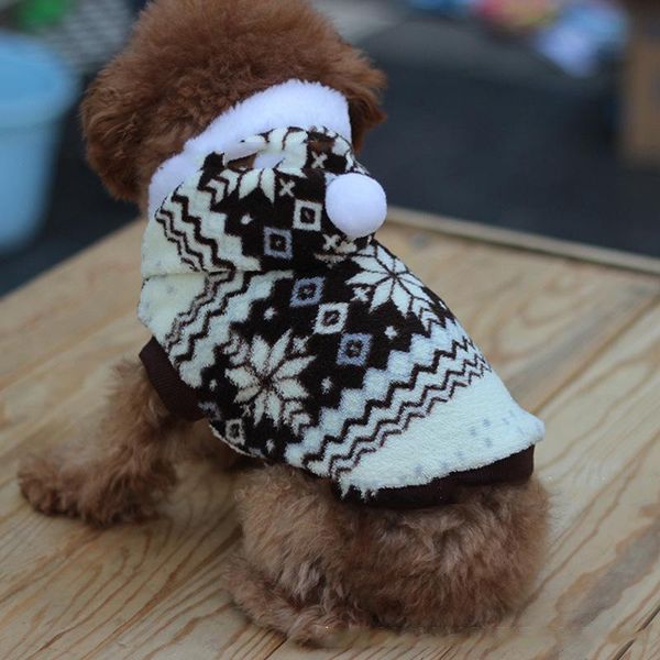 

xmas snowflake christmas classic in down fleece costume coat autumn casual pet warm clothes dog cat winter and bbynvx lg2010