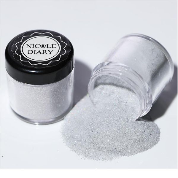 

nicole dairy 1pc dipping nail powder gradient french nail color glitter without lamp cure nail art dec jllygj, Silver;gold