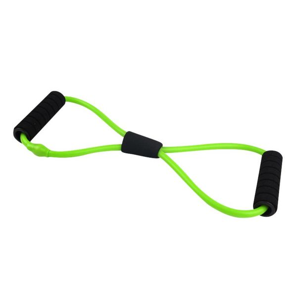 

women slimming yoga gym fitness resistance 8 word bands chest expander rubber pull rope workout muscle elastic band dropship