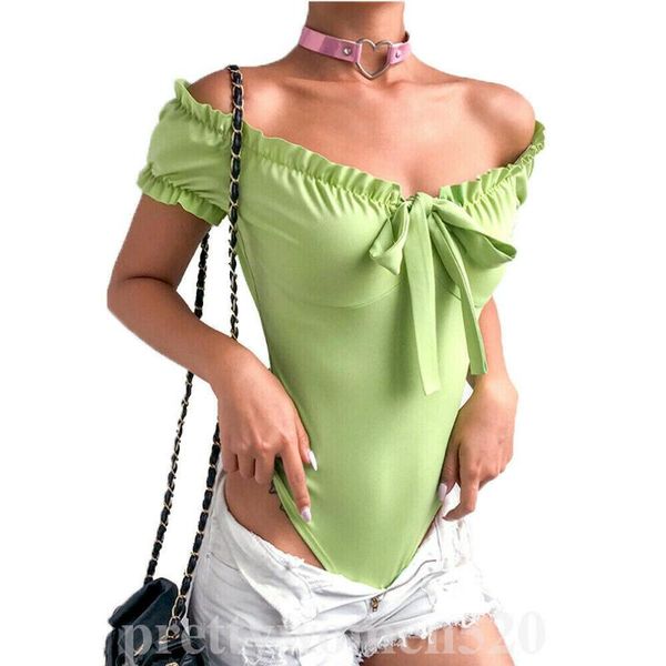 

women's jumpsuits & rompers off shoulder bandage bodysuit women short sleeve crochet v neckline bodysuits skinny body jumpsuit femme ro, Black;white