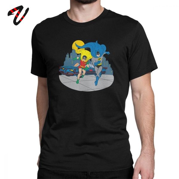 

batman and robin run superhero tshirt father day short sleeve tshirt swag tees oversize sport hooded sweatshirt hoodie men t shirt