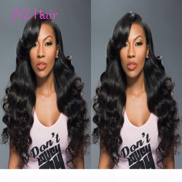 

lace front human hair wigs for black women peruvian brazilian indian malaysian glueless full lace wig with baby hair loose wave natural hair, Black;brown