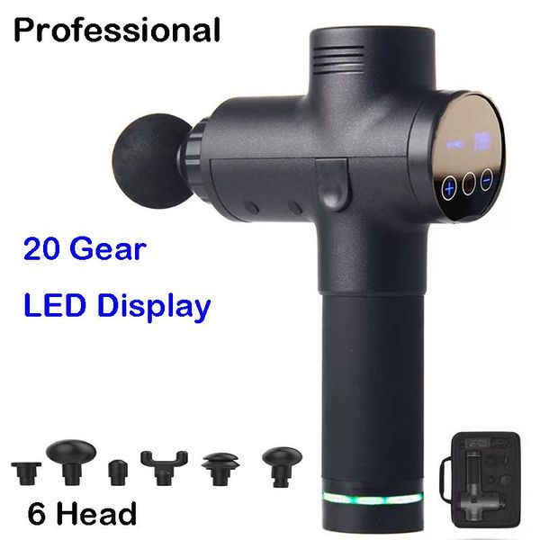 

ems массажный пистолет аккумуляторная мышечная стимулятор глубокая ткань профессиональный массажер пистолет одиночный релаксация релаксация