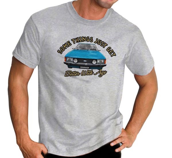 

смешные casual с коротким рукавом лето американских автомобилей granada консул mk1 v6 v8 классический автомобиль печати эр серый толстовка с