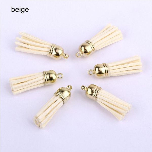 

10pcs 3cm mini tassels vintage leather suede tassel phone tassels for diy craft jewelry findings pendant earrings accessories h jllxib