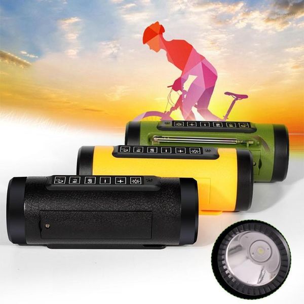 

2020 new outdoor portable stereo bluetooth speaker tf fm radio sound box led drop shipping1