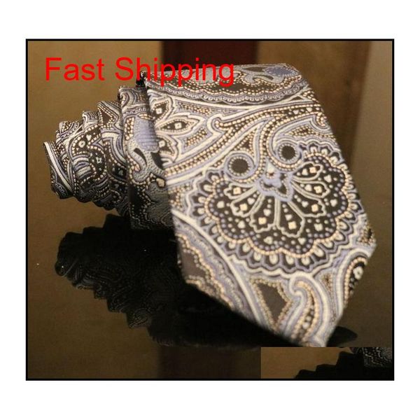 

classic men's necktie tie jacquard handkerchief mens wedding striped dots floral qylyir nana_shop, Blue;purple